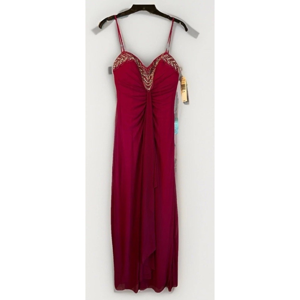 REIGN ON Berry (Pink) Sequined Spaghetti Strap Dress Women's Size 5/6 MSRP $168